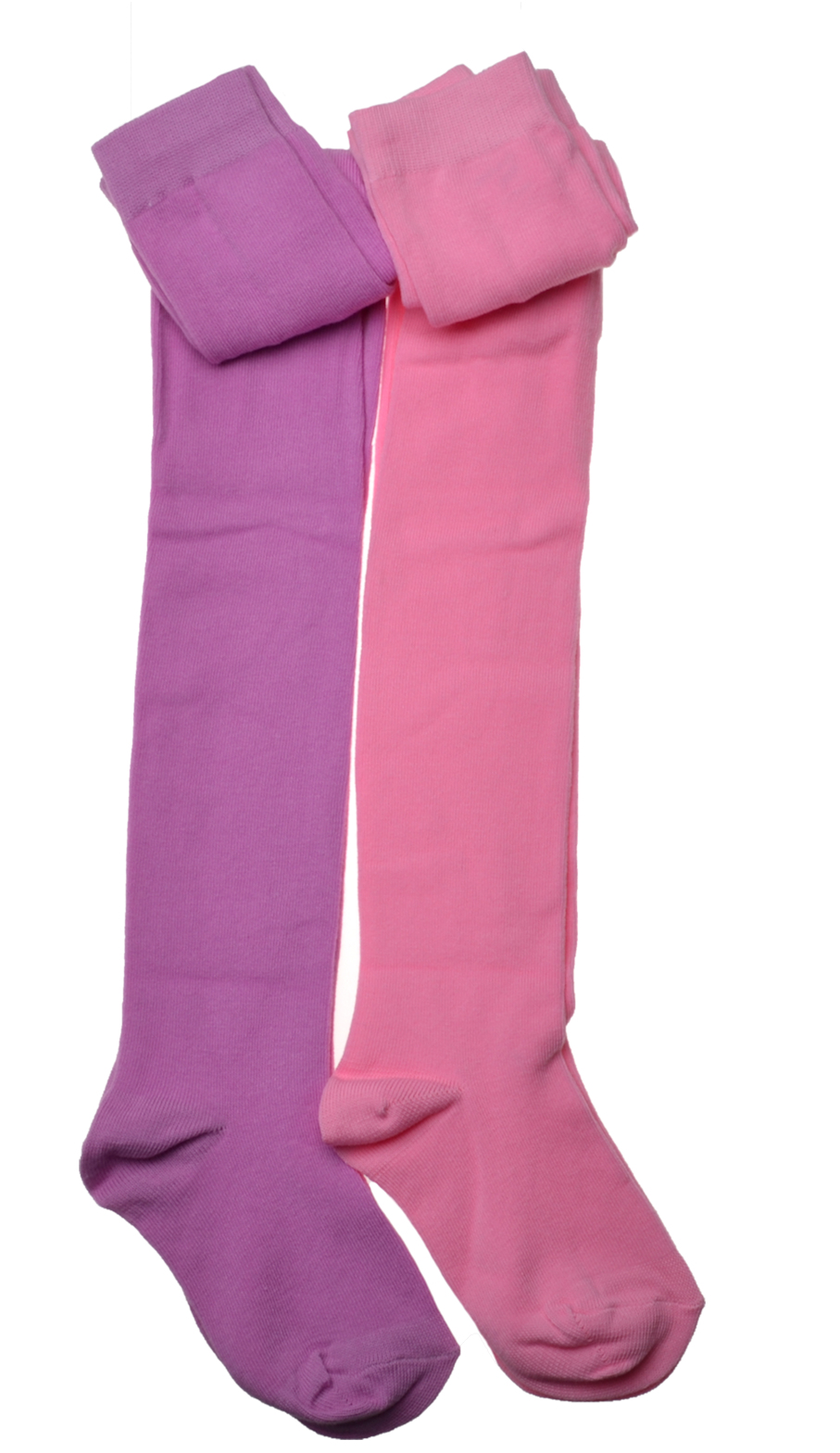 2 pairs of Girls Plain Pink & Lilac Tights Cotton eBay